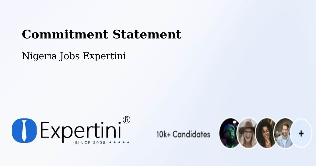 Corporate Commitment – Yajiwa - Nigeria Jobs Expertini
